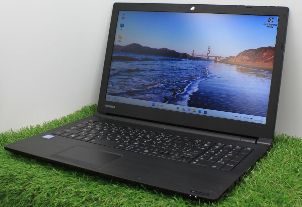 【お買得☆東芝】office付☆カメラ付☆ノート15.6インチ☆8GB/SSD256GB/Core i5-6300U(6世代)/Win11☆TOSHIBA dynabook B65/F【6670】