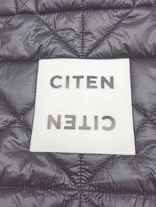 ◇ Θ CITEN シテン キルティング トートバッグ ブラック レディース E