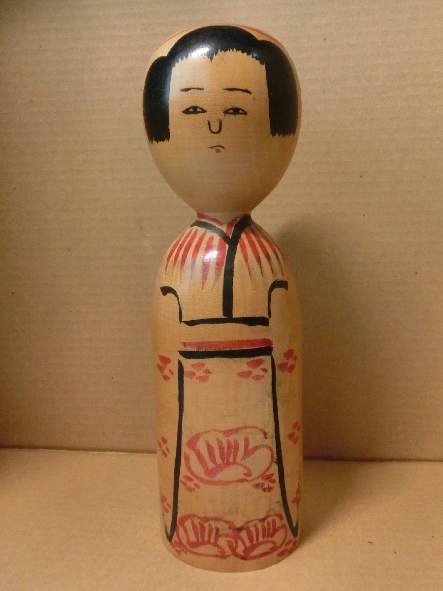 Kml_ZZk078／こけし 秋田木地山 小椋久太郎 昭和51年 （高さ24.5