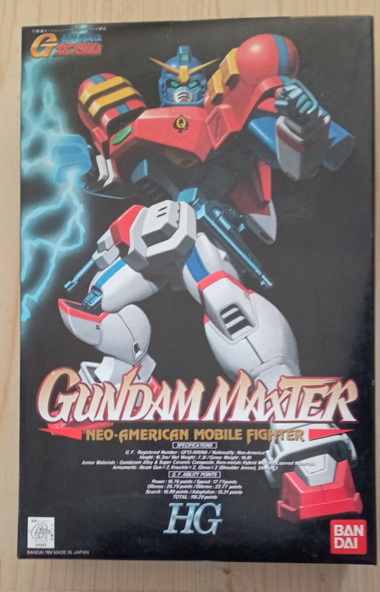 バンダイ　プラモデル　Gガンダム 　1/100 GF13?006NA ガンダムマックスター　未組立品　箱傷み汚れ有り