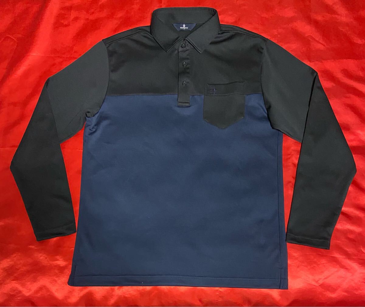 マンシングウェア　 長袖　シャツ　日本製　速乾ドライストレッチ　サイズL_画像1