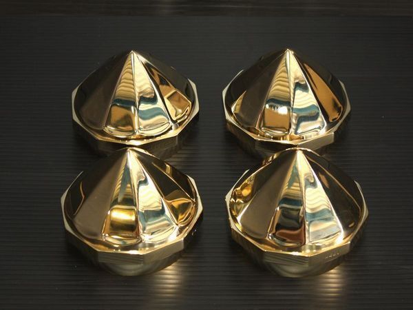 ワイヤーホイール T's WIRE ダイヤモンドタイプ ノックオフ【ゴールド】 1臺(tái)分（Ｌ2個(gè)、Ｒ2個(gè)）＜ローライダー/USDM/インパラ/キャデ＞