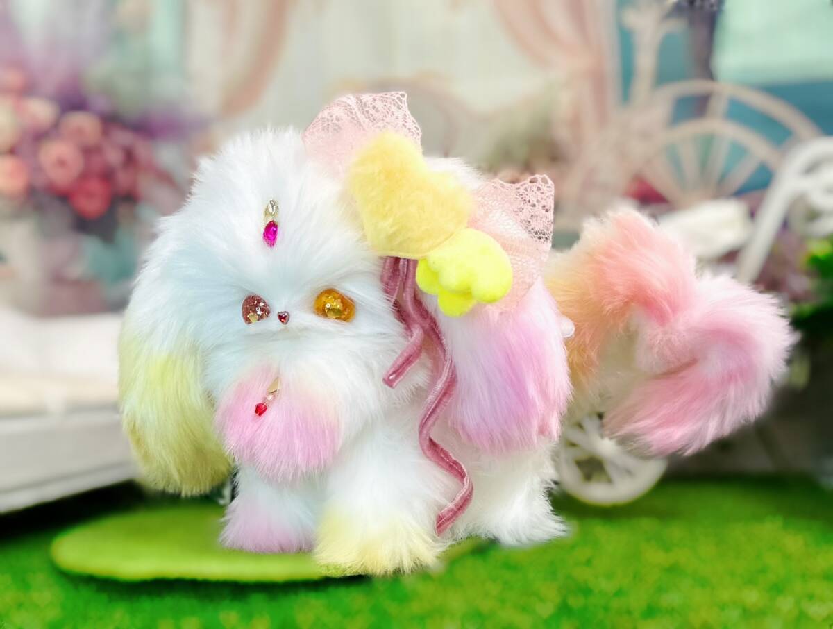 作家様 アートドール ぬいぐるみ 作家様 キツネ 桜 狐 きつね アートドール ぬいぐるみ