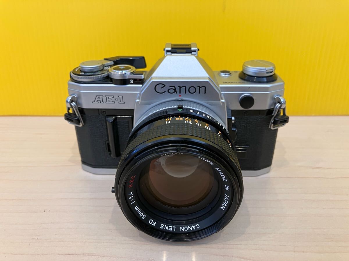 Canon 一眼レフ AE-1 FD50mm 1:1.4付 - フィルムカメラ Canon 一眼レフ AE-1 FD50mm 1:1.4付 - フィルムカメラ