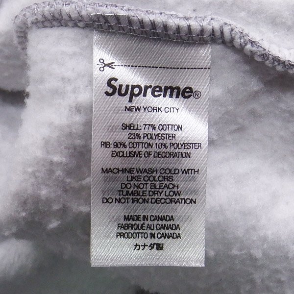 Supreme Box Logo Crewneck Grey L シュプリーム ボックス ロゴ クルーネック スウェット グレー_画像4
