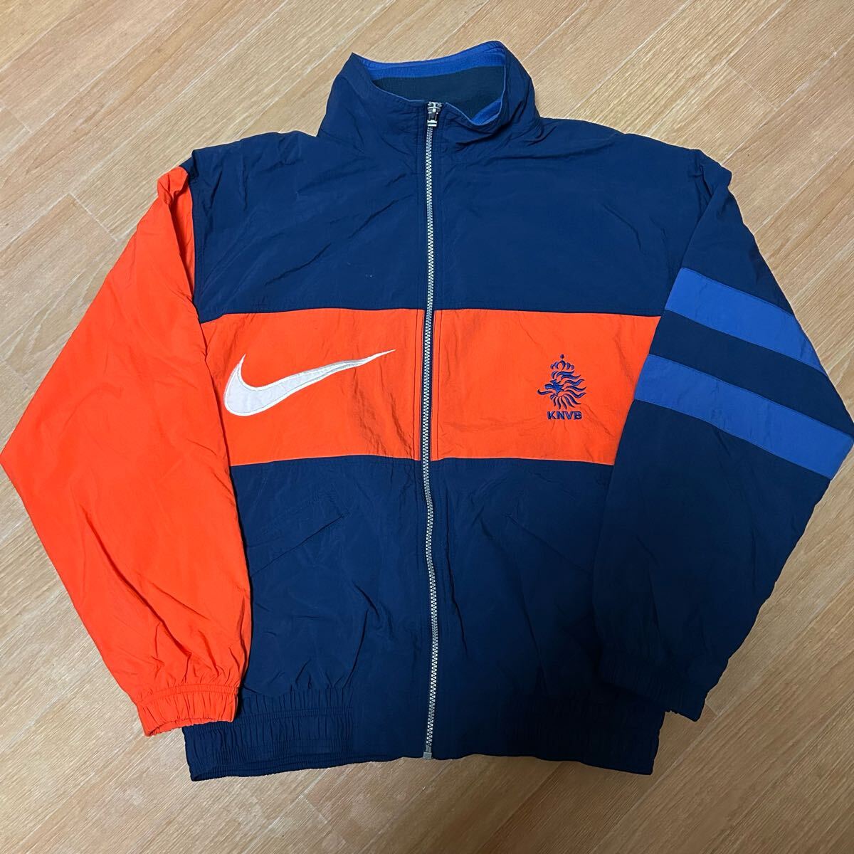 レア 90s NIKE サッカー オランダ代表 ナイロン セットアップ L レア 90s NIKE サッカー オランダ代表 ナイロン セットアップ L