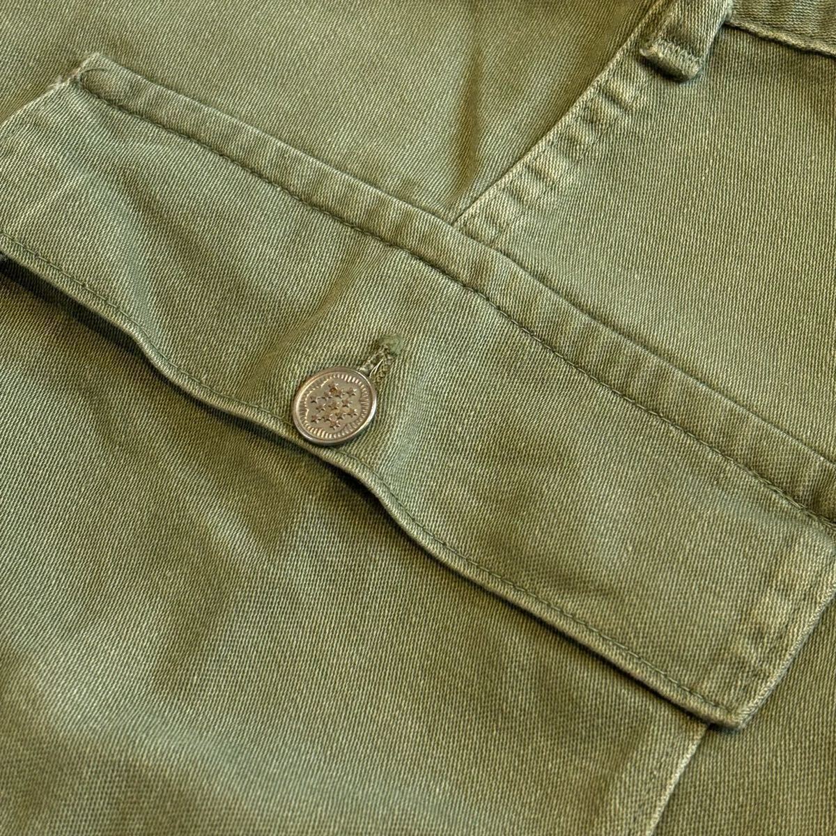 40s 50s U.S.ARMY 13スターボタン M-43 カーゴパンツ 米軍実物 40s 50s U.S.ARMY 13スターボタン M-43 カーゴパンツ 米軍実物