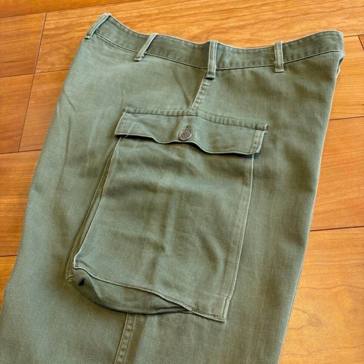 40s 50s U.S.ARMY 13スターボタン M-43 カーゴパンツ 米軍実物 40s 50s U.S.ARMY 13スターボタン M-43 カーゴパンツ 米軍実物