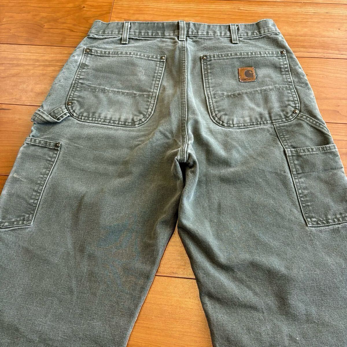 モスグリーン 00s Carhartt B136 MOS ダブルニー ダック モスグリーン 00s Carhartt B136 MOS ダブルニー ダック