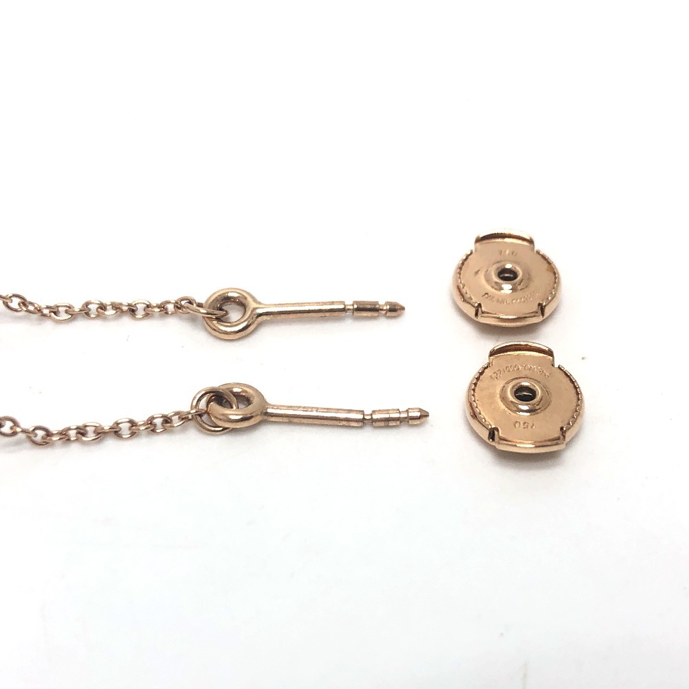 HERMES エルメス K18PG ファランドール シェーヌダンクル ピアス HERMES エルメス K18PG ファランドール シェーヌダンクル ピアス