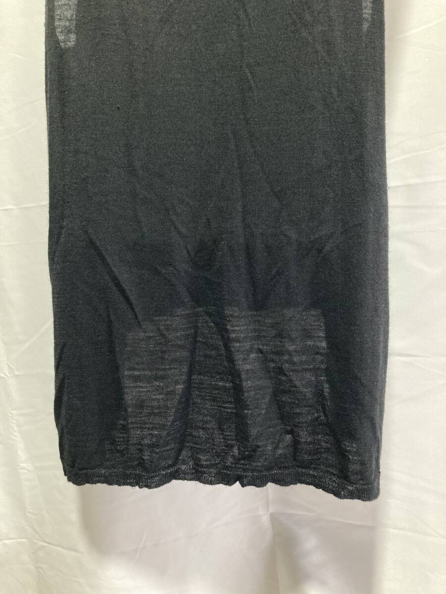 sensounico センソユニコ 芽風 MEFU メイフ トップス チュニック 袖なし ブラック 古着 レディース 38 春夏 芽-2-46_画像8