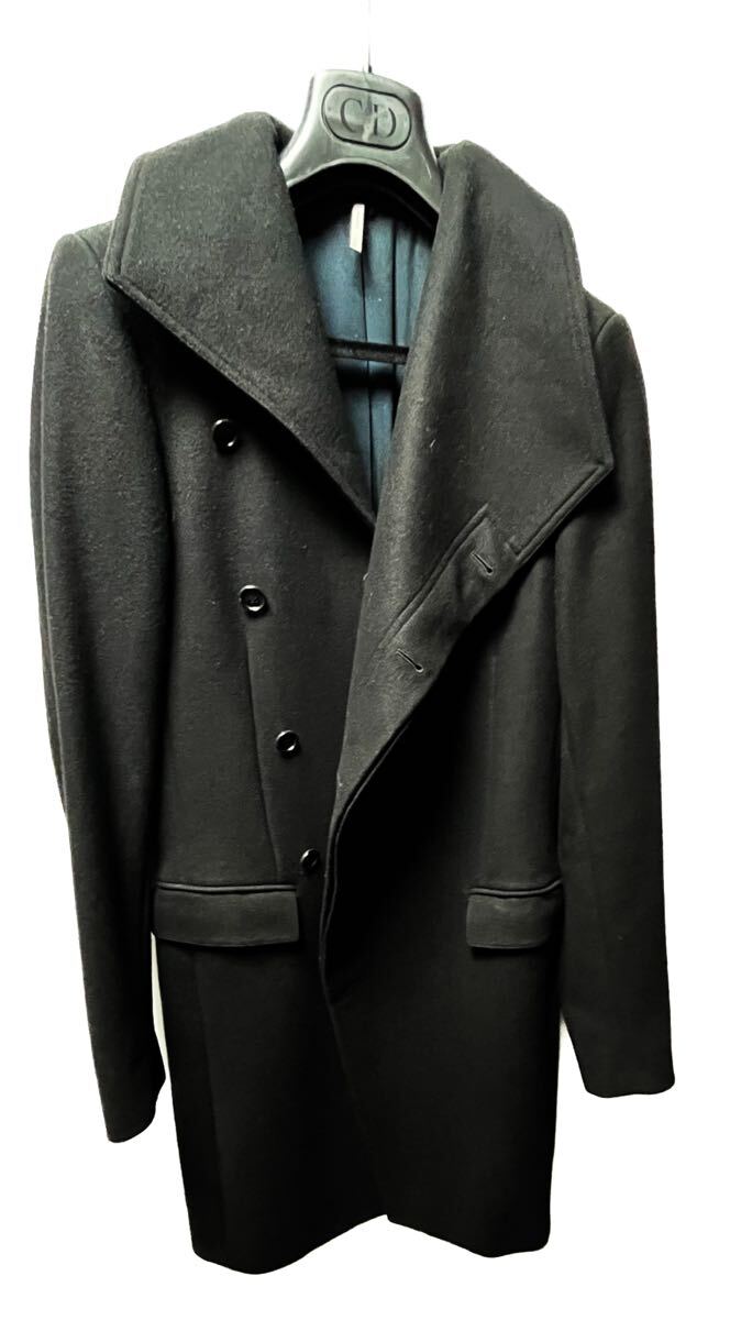 Yahoo!オークション - 美品 09AW DIOR HOMME ラップコート Yahoo!オークション - 美品 09AW DIOR HOMME ラップコート