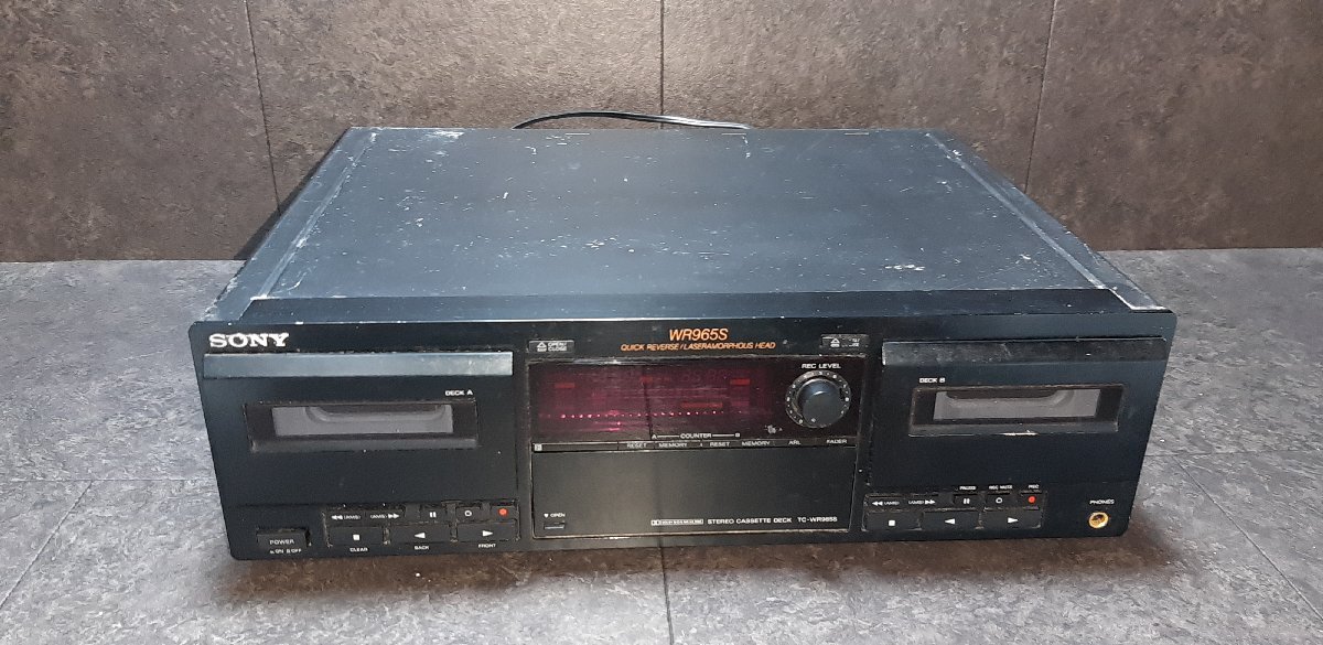 01D55■SONY TC-WR965S カセットデッキ■