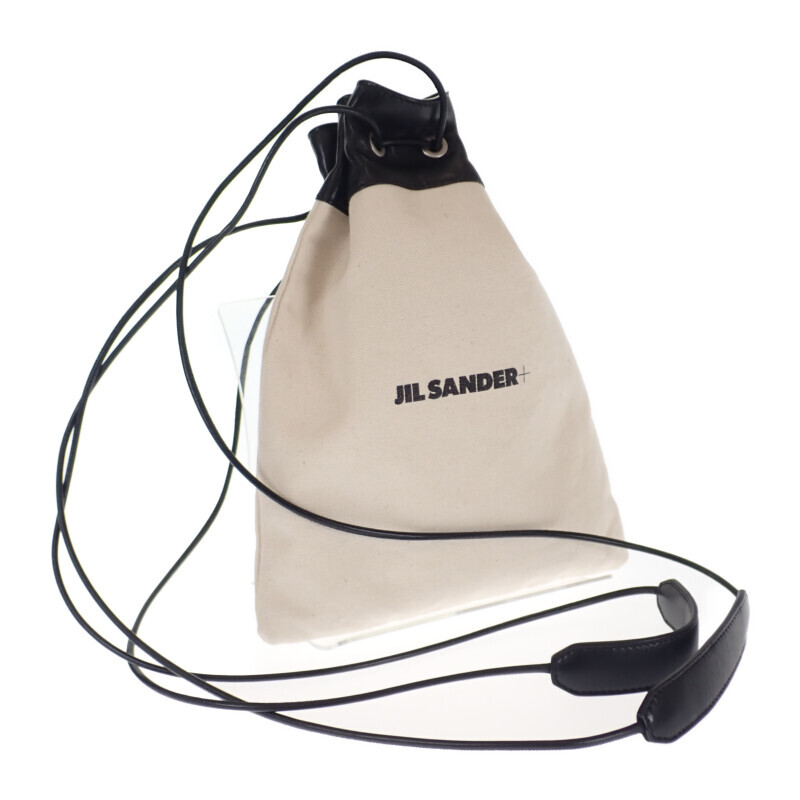 【JIL SANDER】キャンバス素材 クロスボディバッグ*送料/関税込 中古】ジルサンダー JIL SANDER プラス クロス