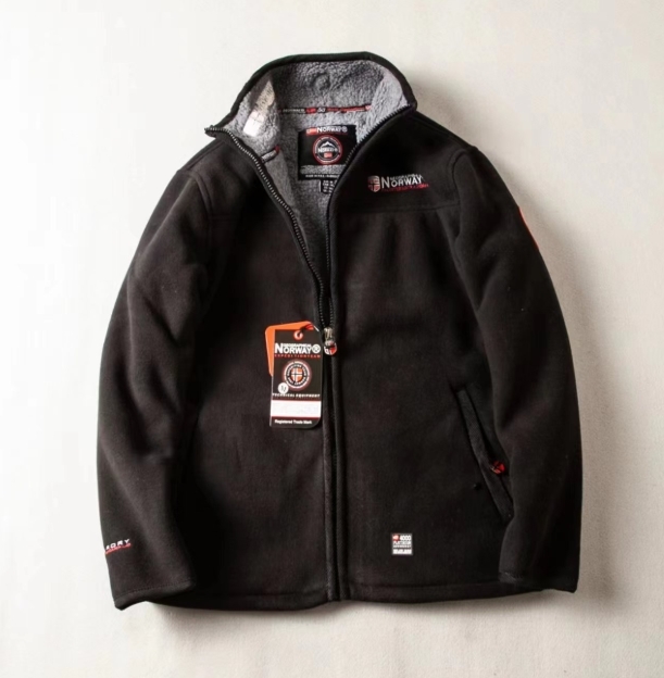 秋冬新品◆ジャンバー メンズ裏ボア防寒防風ブルゾンマウンテンパーカー フリースジャケットアウター個性アウトドア グレーM_画像4