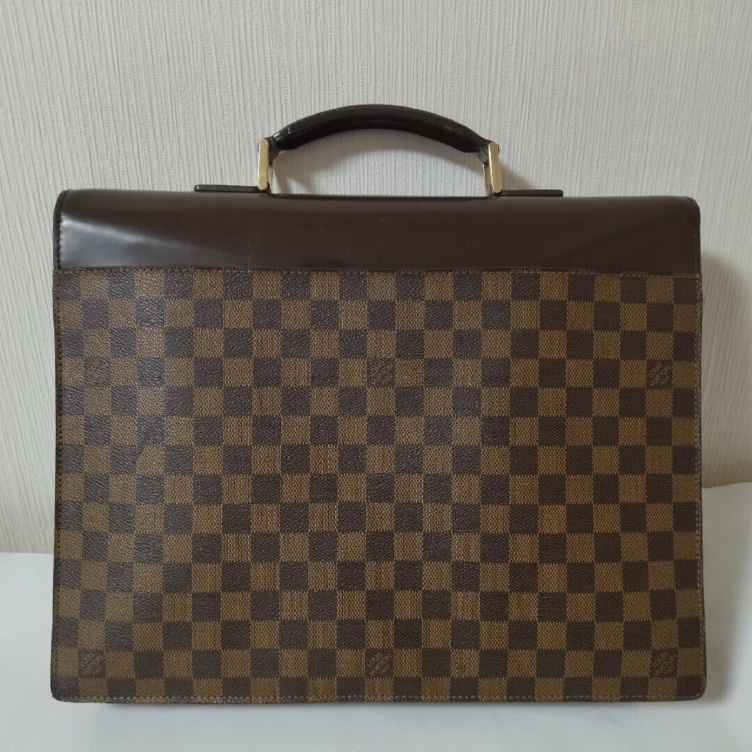 【美品】ルイヴィトン ダミエ?エベヌ ハンドバッグ アルトナPM ビジネスバッグ N53315