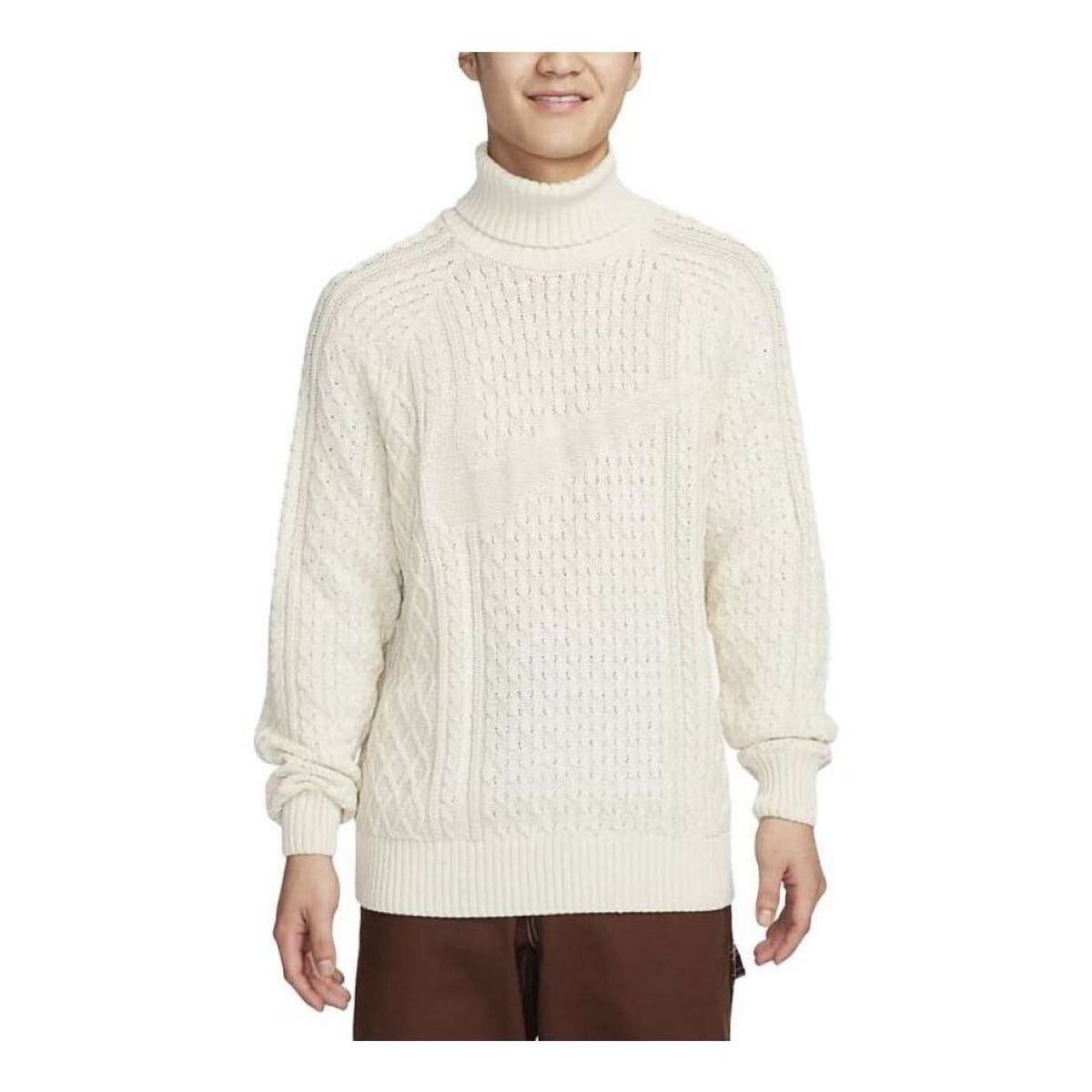 送料920円～新品◆定価22000円◆NIKE◆ナイキ◆CABLE KNIT TURTLENECK◆ケーブルタートルニット◆XL