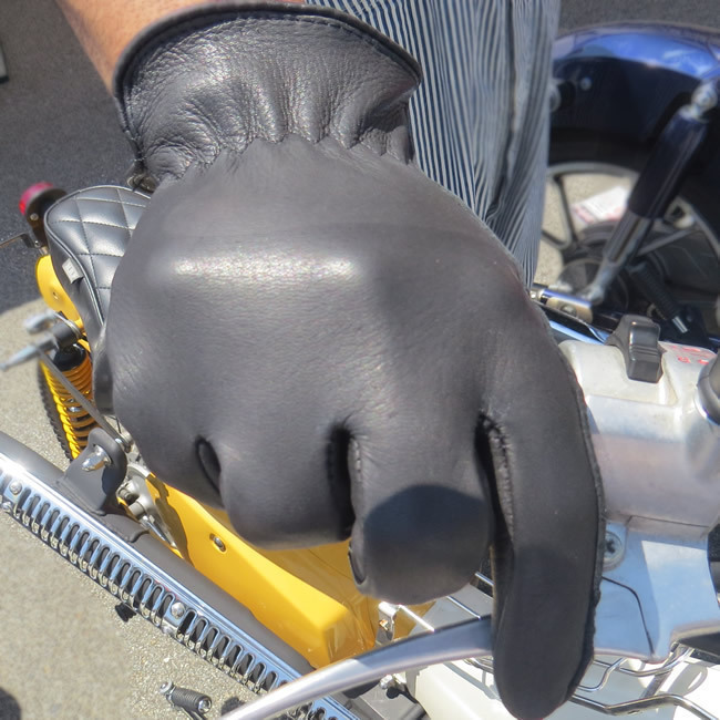 NAPA GLOVE 【811TL】Sサイズ　鹿革ショート/シンサレート冬用(ブラック）ナパグローブ　バイク　アウトドア