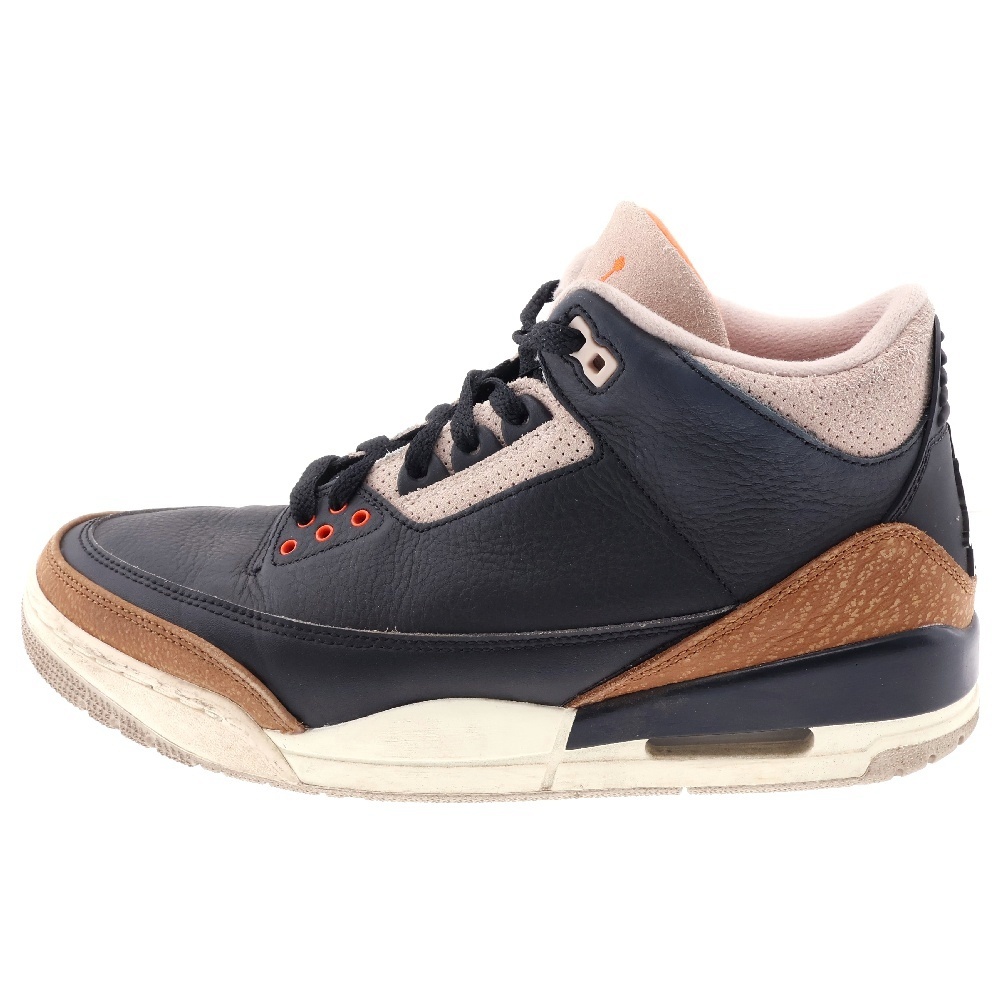 ナイキ AIR JORDAN 3 エアジョーダン デザート サファリ ハイカットスニーカー ブラック/ブラウン US10/28.0cm CT8532-008