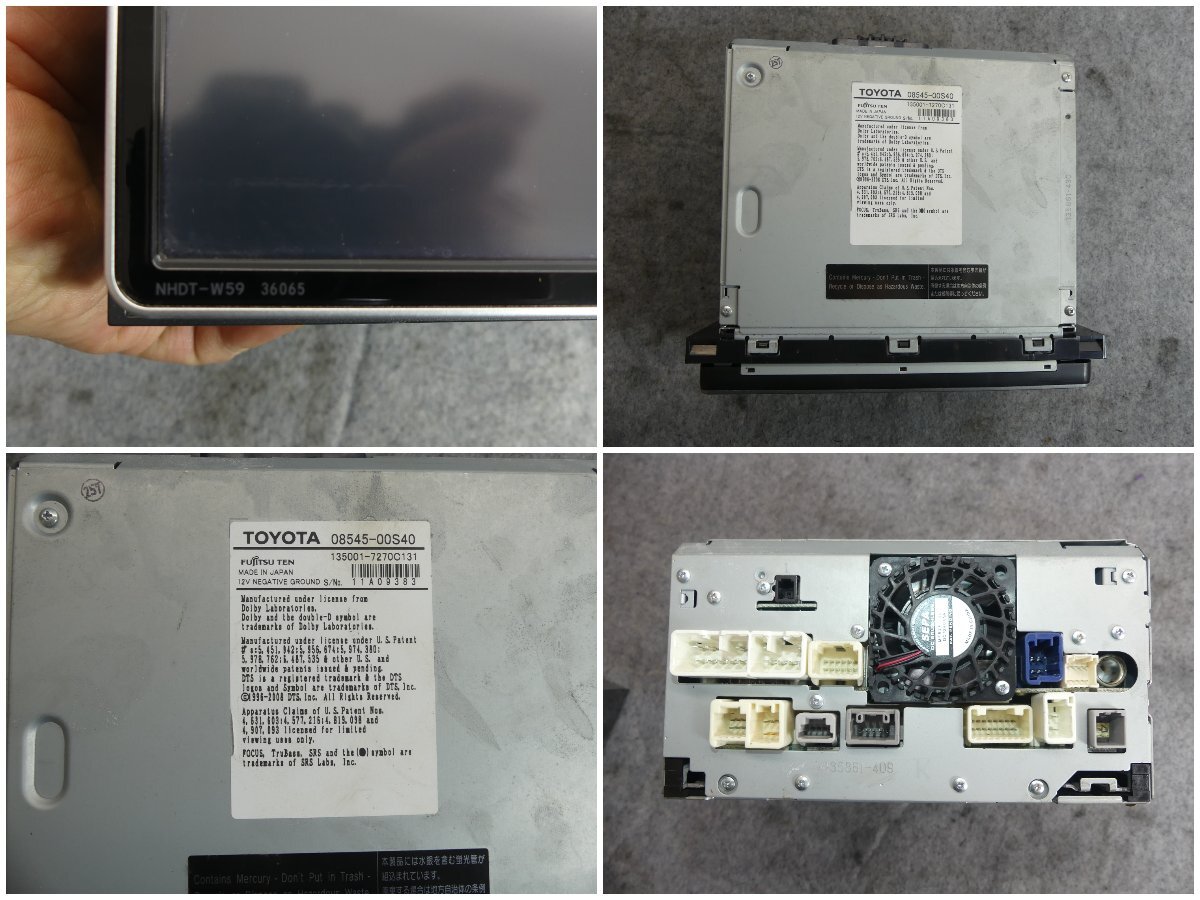 A8460 C TOYOTA Toyota оригинальный HDD navi NHDT-W59 08545-00S40 2018 год карта данные 
