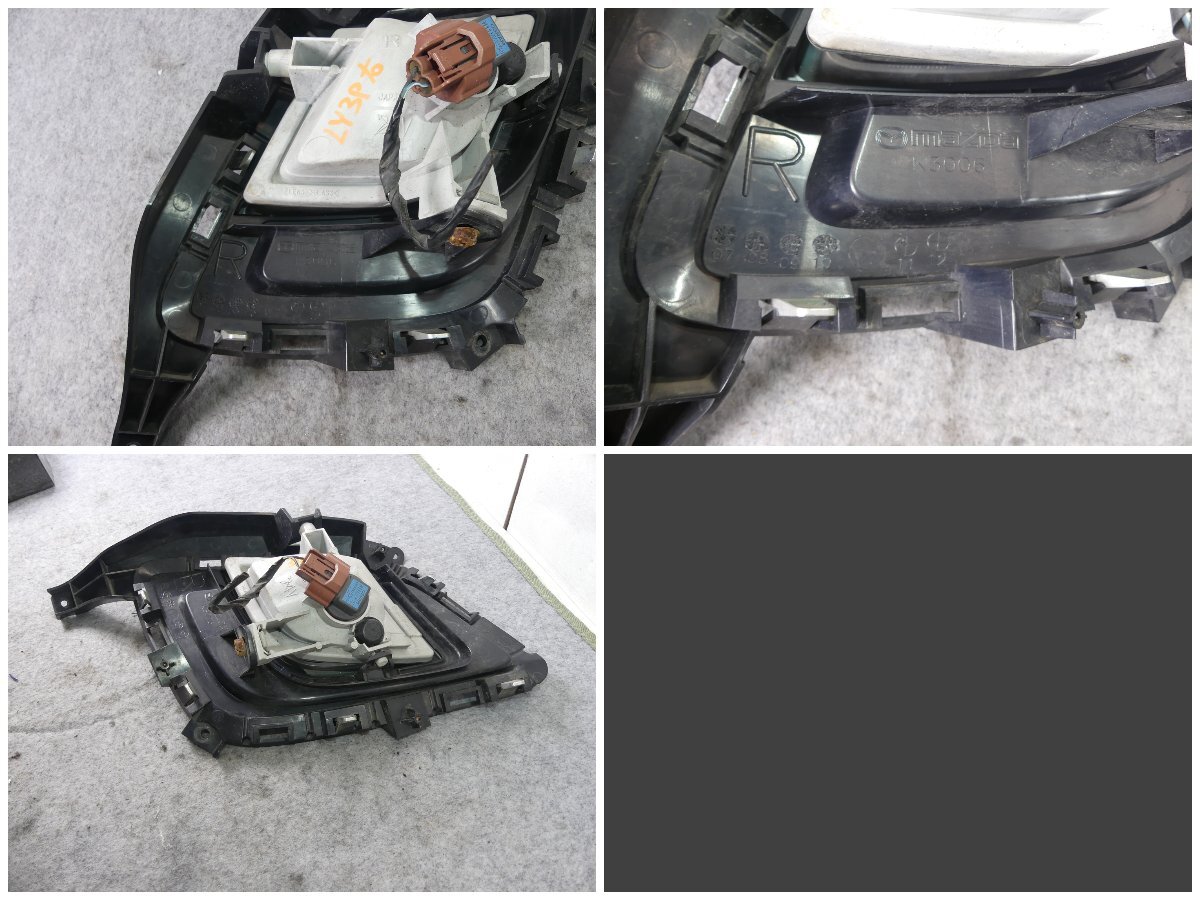 A8597 C Mazda MPV LY3P 23T поздняя версия оригинальные противотуманные фары оправа покрытие правый водительское сиденье сторона 