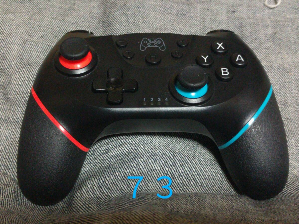 動作確認済み アローン（ALLONE）ニンテンドースイッチ　ワイヤレスコントローラー　SWITCH用　ブラック　７３