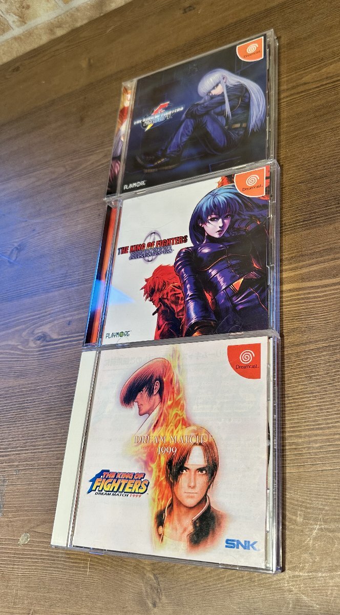中古品 ドリームキャスト DC ソフト ザ?キング?オブ?ファイターズ 1999 2000 2001 3枚セット