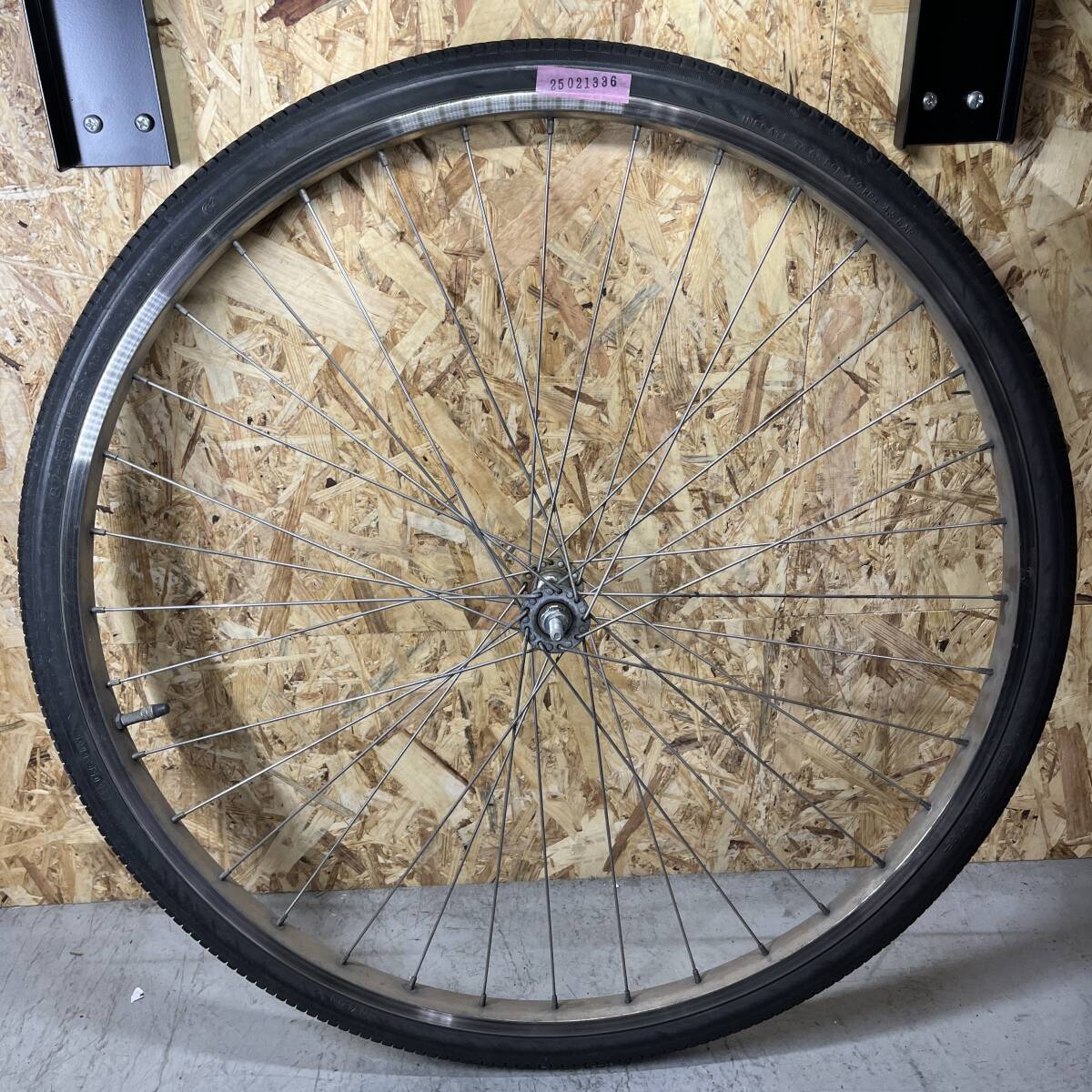 【H】パナソニック リチウム ビビ DX 品番 BE-END63T END63 電動アシスト自転車用 前輪 ホイール 25021336_画像1