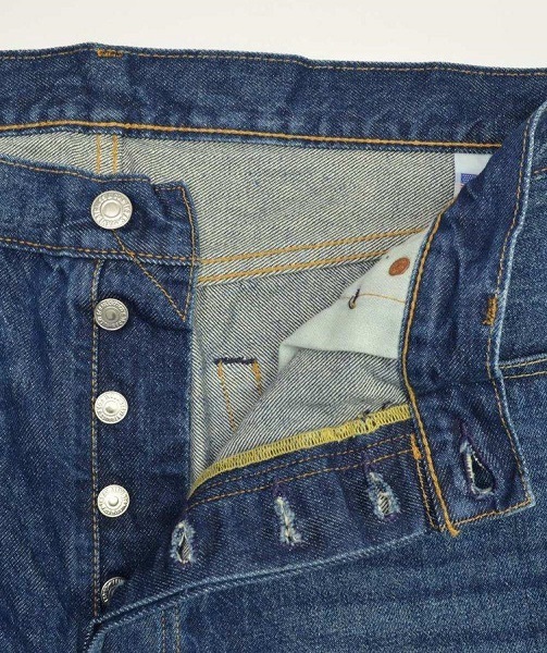 リーバイス W31/L34 MADE IN THE USA 501 オリジナルフィット デニムパンツ 定価22000円 LEVI'S 赤耳 アメリカ制 ボタンフライ 005012455