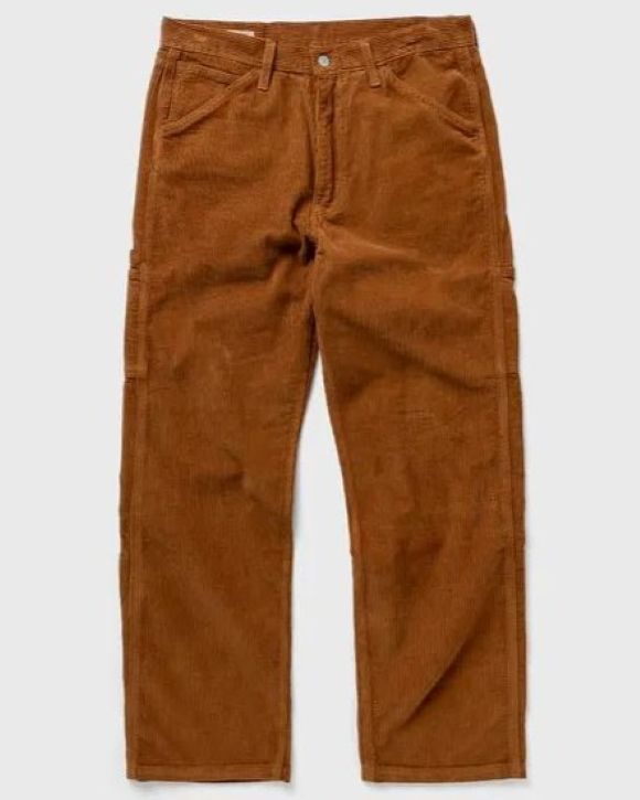 リーバイス W38 568 ステイルーズ カーペンターパンツ ブラウン BIGE コーデュロイ ジッパーフライ ペインターパンツ カーゴ 55849-0031_画像2