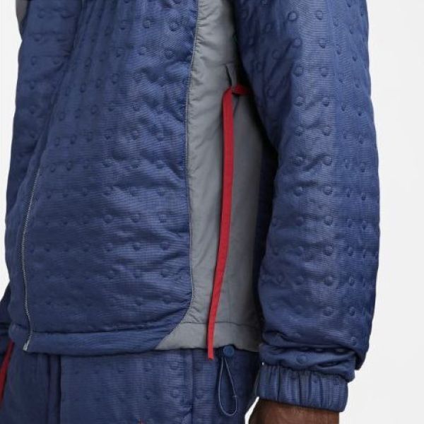 ナイキ XL ジョーダン クロット シンセティックフィル ウーブンジャケット パンツ 定価72050円 ネイビー グレー 中綿 JORDAN CLOT 上下_画像5