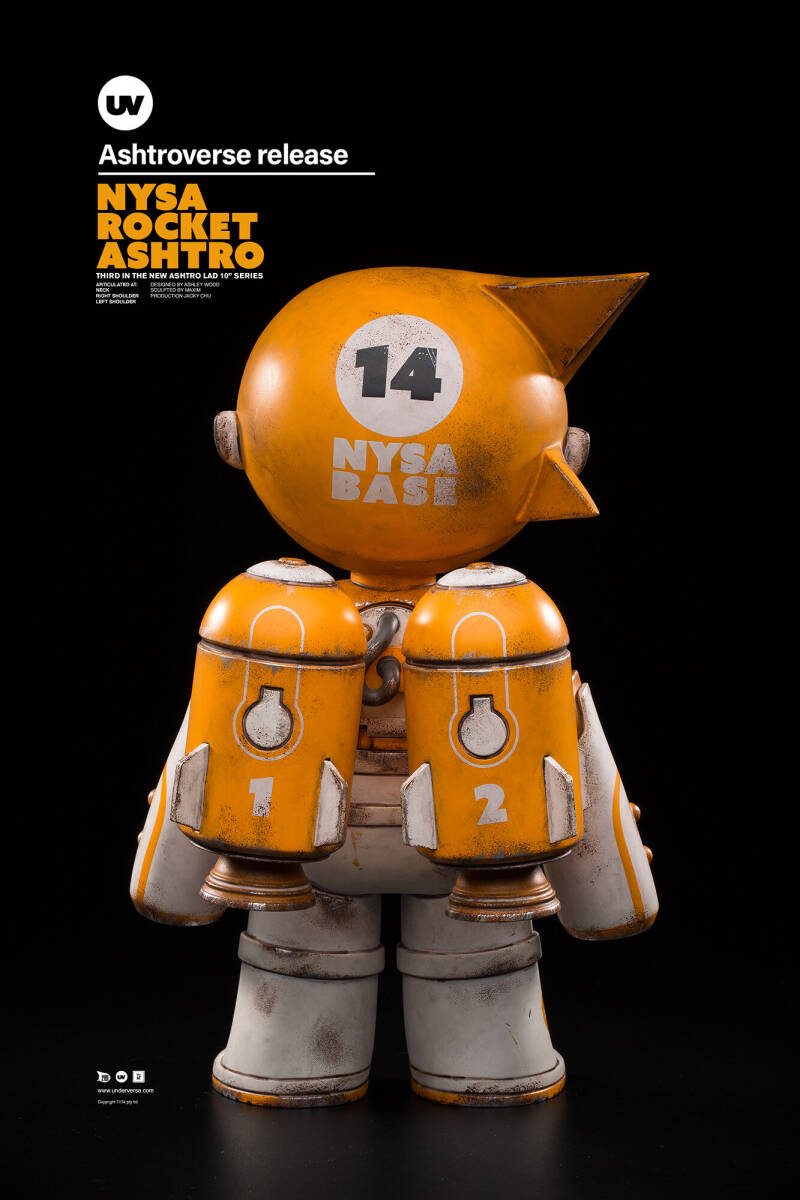 UNDERVERSE NYSA ROCKET ASHTRO LAD 10インチ 200体限定 threea UNDERVERSE NYSA ROCKET ASHTRO LAD 10インチ 200体限定 threea
