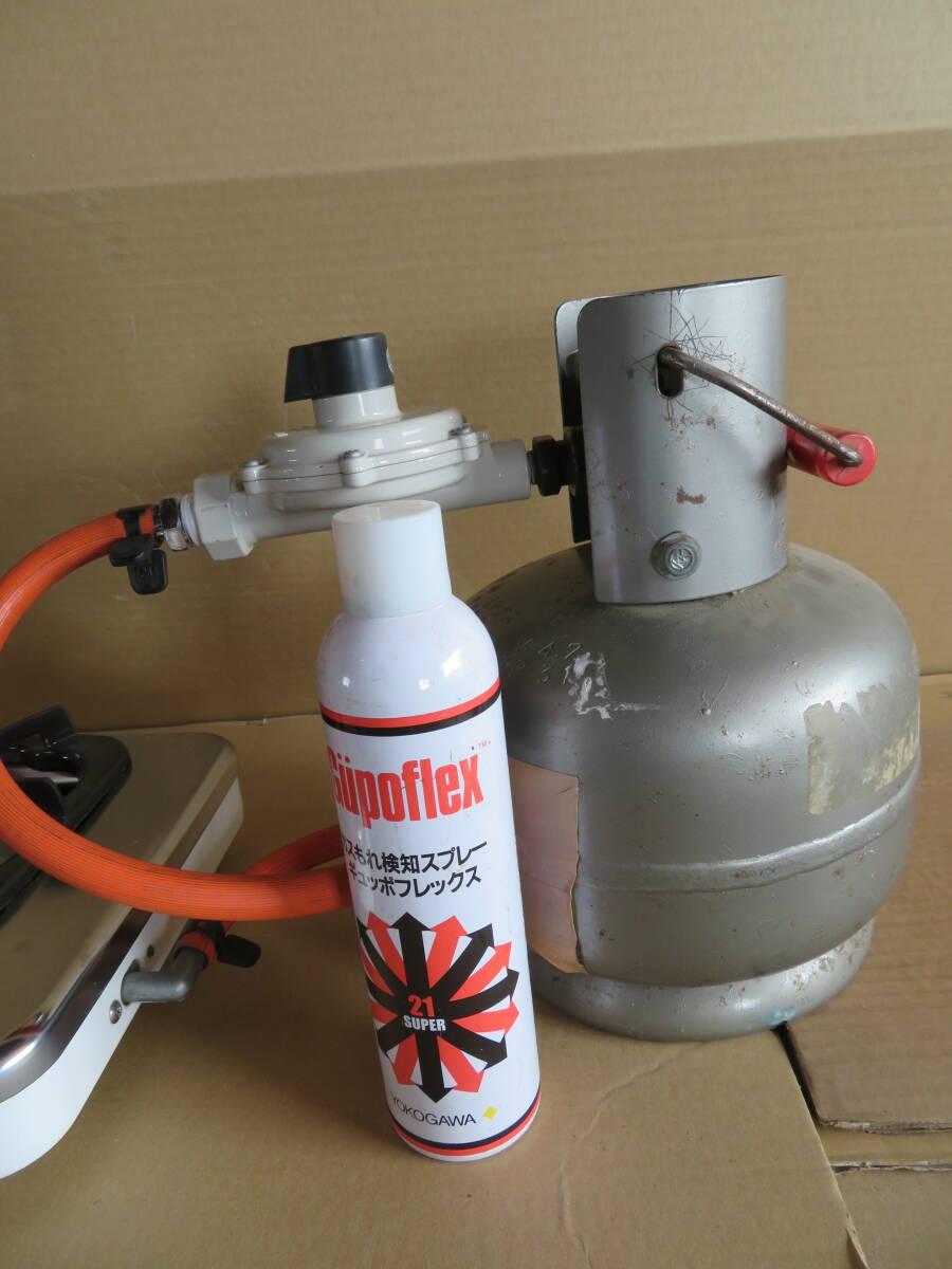 レギュレーター#243 調整器 1口 LPガス 中古品 LPG 点検チェック済 2980 BBQ キャンプ 2番ルーム 07/02/06_画像8