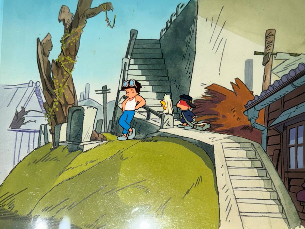 新ど根性ガエル セル画 直筆背景画 2(ど根性ガエル)|売買され 新ど根性ガエル セル画 直筆背景画 2(ど根性ガエル)|売買され