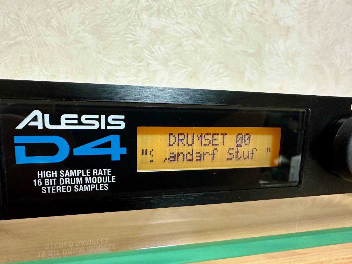 通電OK!ALESIS アレシス D4 ドラム 音源モジュール ジャンク扱い □ALESIS D4 ドラム音源モジュール【ジャンク扱い】