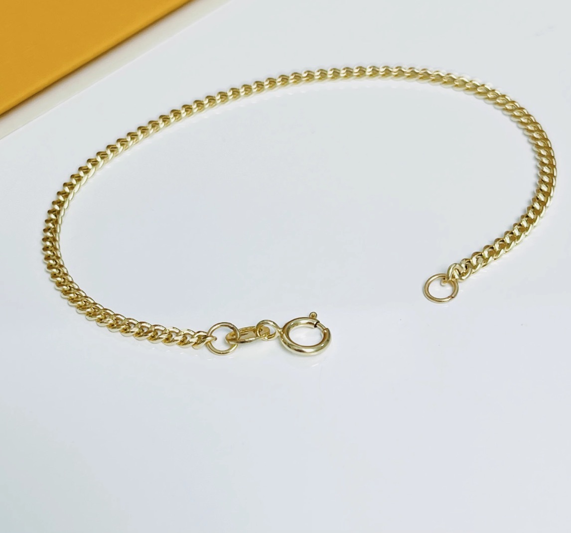 K18YG ブレスレット 2mm 喜平チェーン 喜平 KIHEI イエローゴールド YG 18K メンズ レディース ブレスレットチェーン チェーンブレスレット