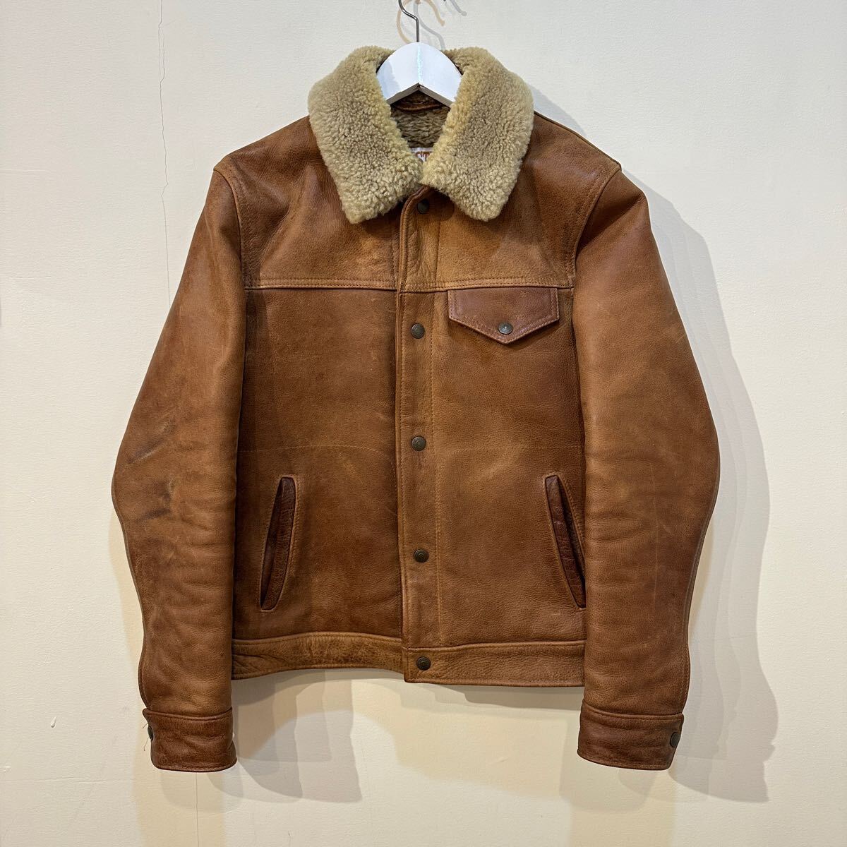 Schott 545 Leather Trucker Jacket ショット レザー トラッカー Schott 545 Leather Trucker Jacket ショット レザー トラッカー