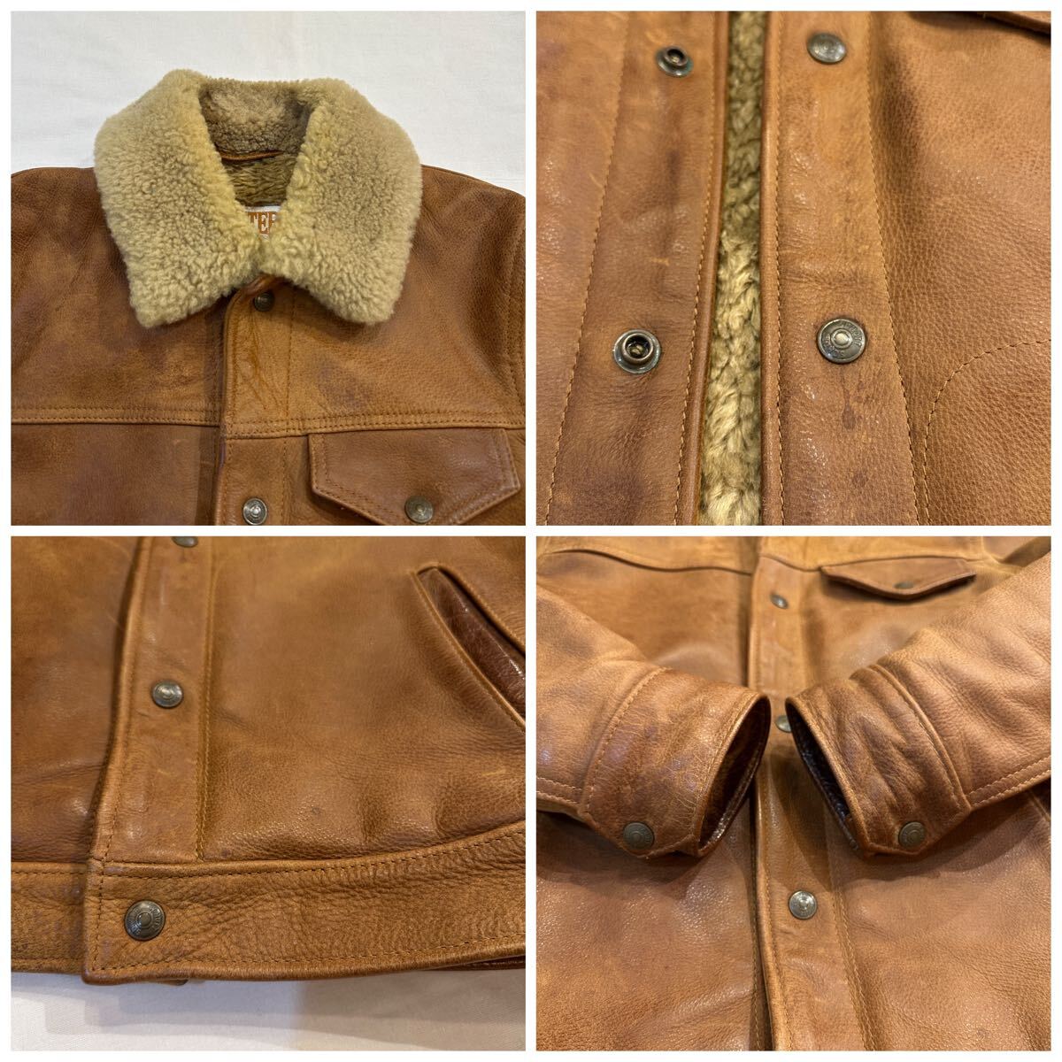 Schott 545 Leather Trucker Jacket ショット レザー トラッカー Schott 545 Leather Trucker Jacket ショット レザー トラッカー