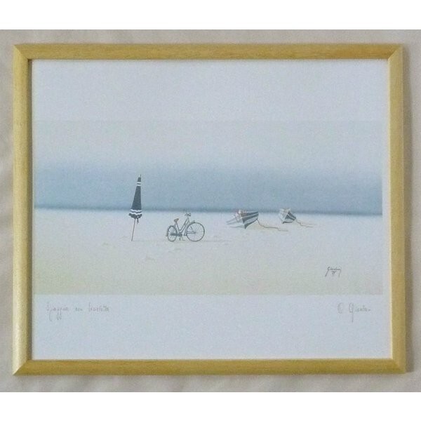 額縁付きヨーロッパ製絵画 四ッ切サイズ -32-特価-