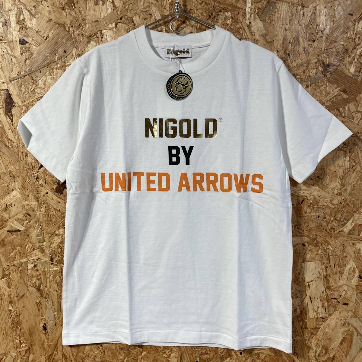 NIGOLD by UNITED ARROWS & SONS 半袖 Tシャツ S コラボ 別注 限定 ユナイテッド アローズ BAPE NIGO UAS_画像1