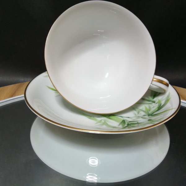 新品未使用◇自宅保管 ノリタケ 金彩竹図 カップ＆ソーサー NORITAKE_画像5