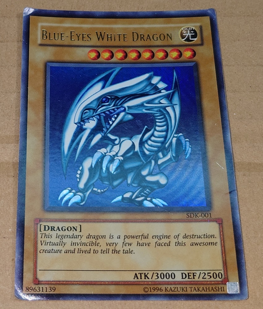 【2024正規激安】 キ2-103 YI 遊戯王 ウルトラ UR SDK-001 青眼の白龍 アジア版 遊戯王OCG デュエルモンスターズ