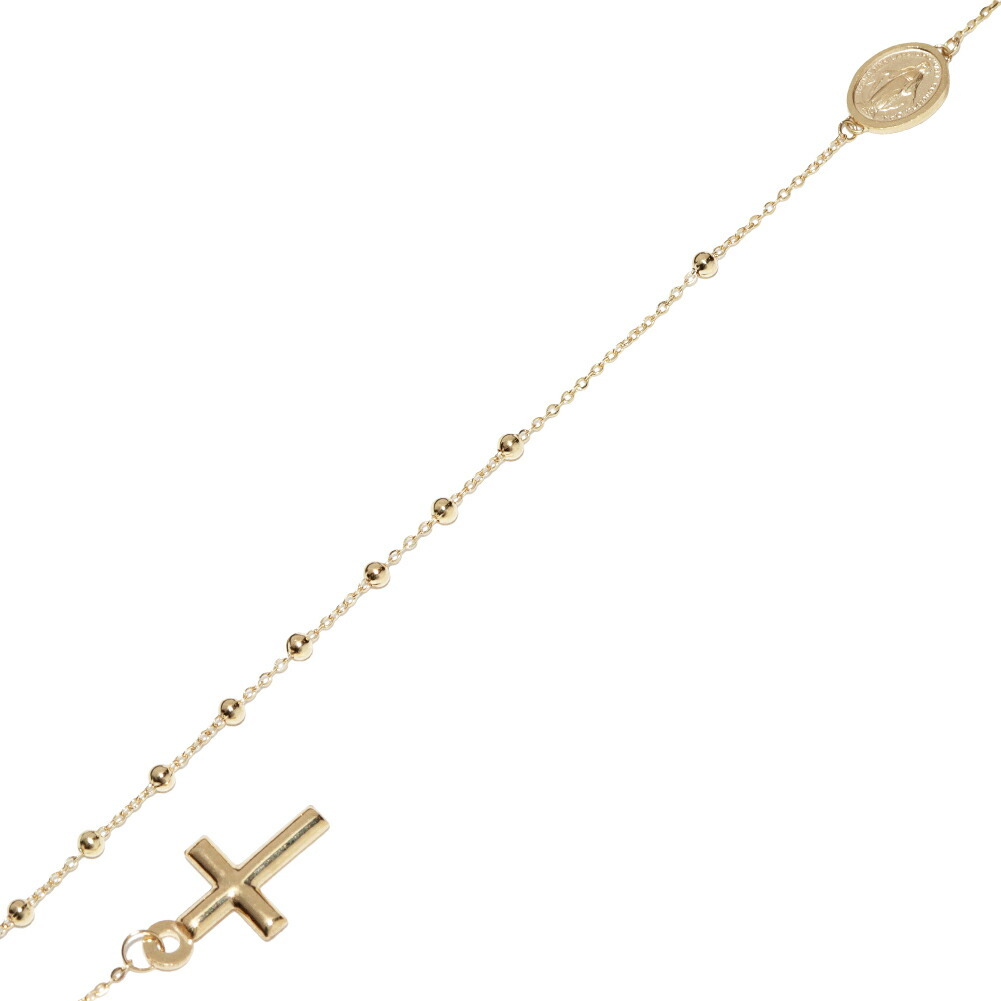 ウノアエレ ブレスレット K18YG マリア クロス_画像1