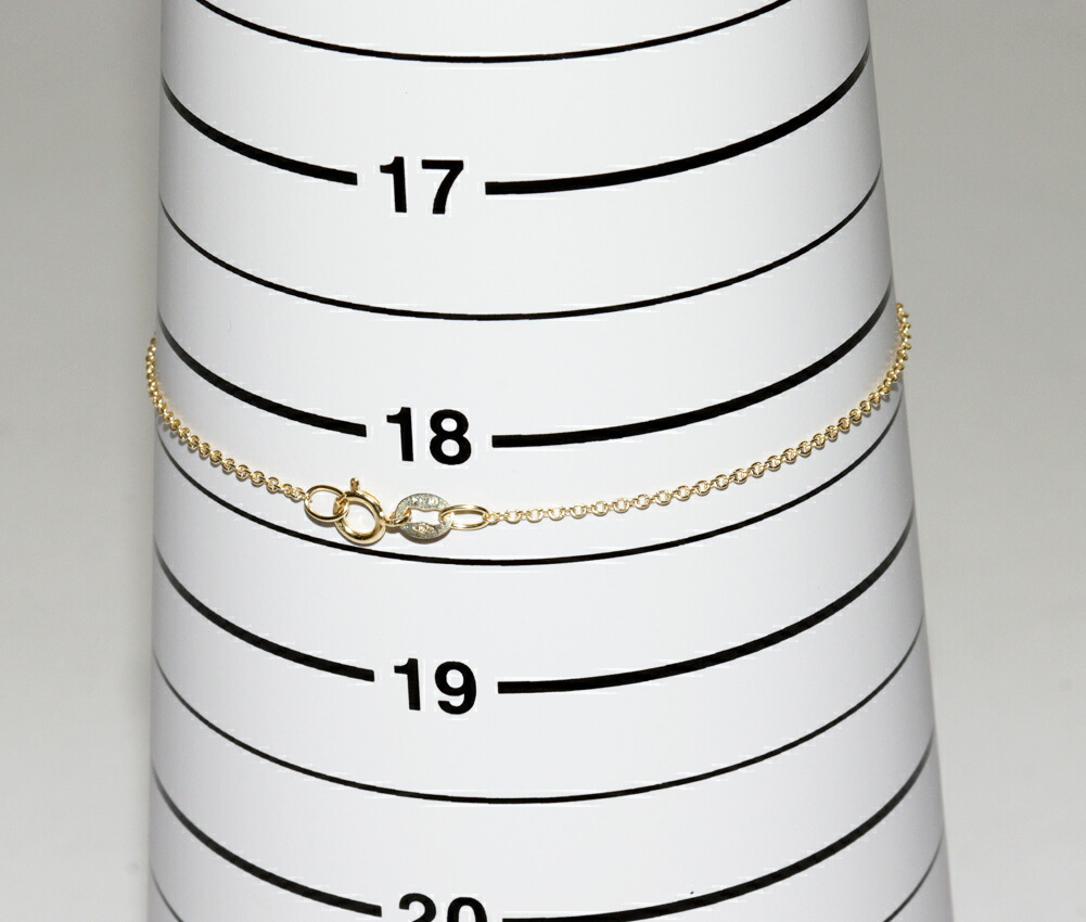 ウノアエレ ブレスレット K18YG ラブノット