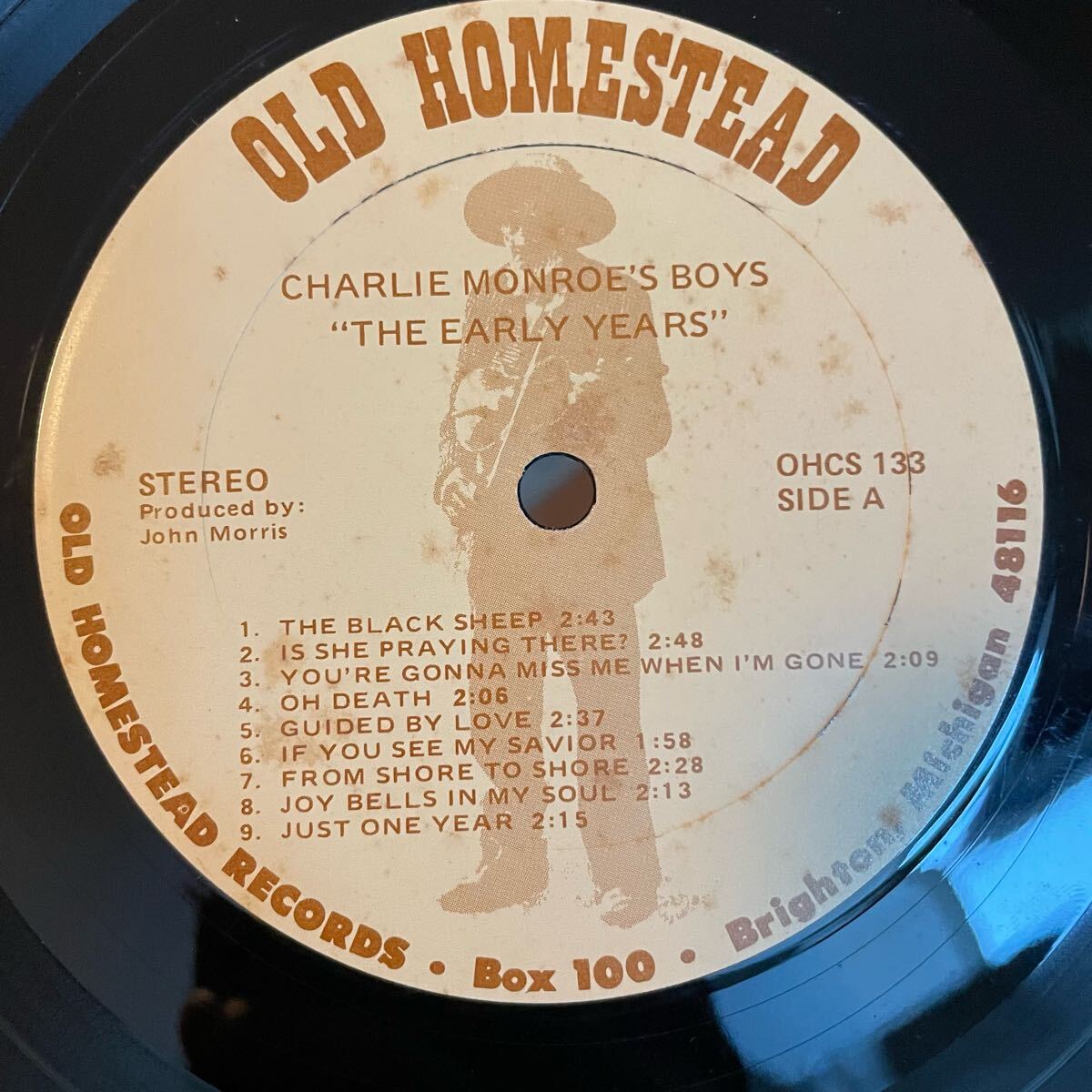 【US盤Org.】Charlie Monroe's Boys The Early Years Old Homestead Records OHCS-133_画像3