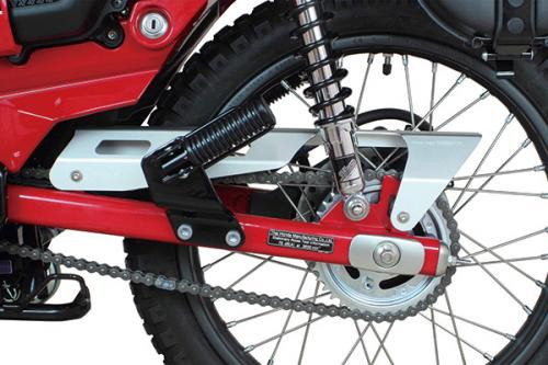 スペシャルパーツ武川 SP武川 CT125ハンターカブ JA55/JA65用 アルミチェーンガード マットシルバー 09-09-0080_画像3