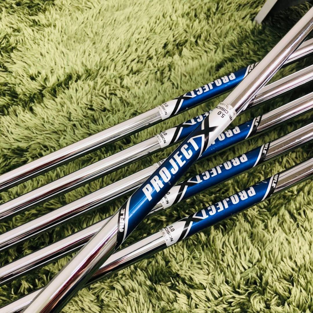 タイトリスト 712 CB レフティ アイアン6本セット メンズゴルフ 初心者 大人気モデル Titleist スチールシャフト PROJECT プロジェクトX