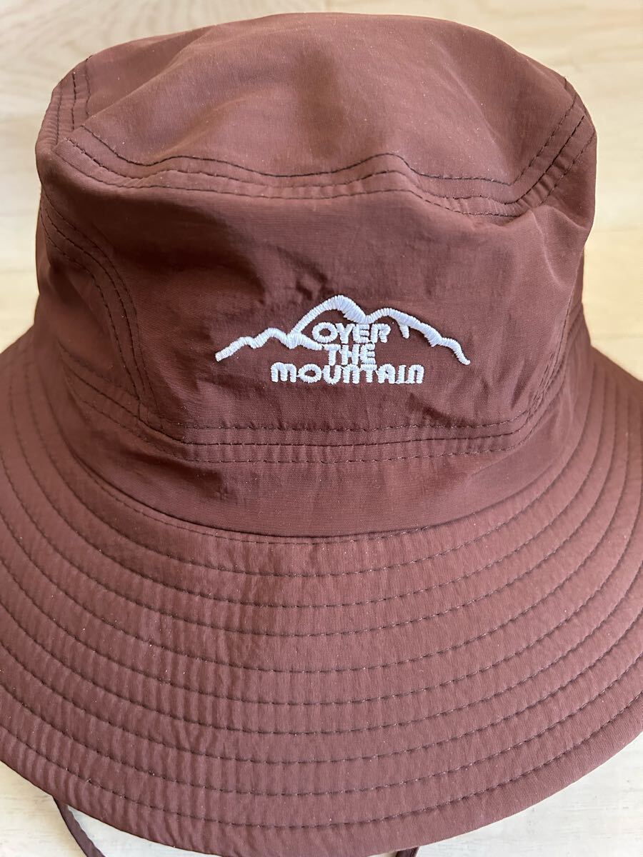 サファリハット■帽子　アウトドア　登山　ハイキング　茶色　ブラウン　中古_画像2