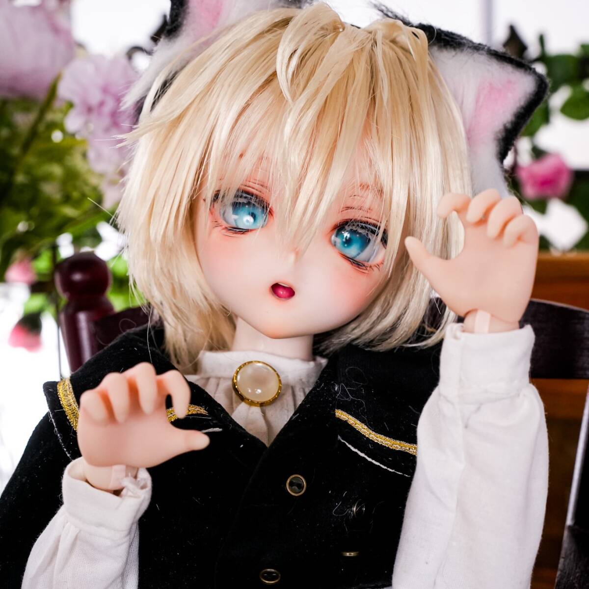 きゃとろん*DDH-10SW肌 ソフビ盛り開口カスタムヘッド+おまけ きゃとろん*DDH-10SW肌 ソフビ盛り開口カスタムヘッド+おまけ