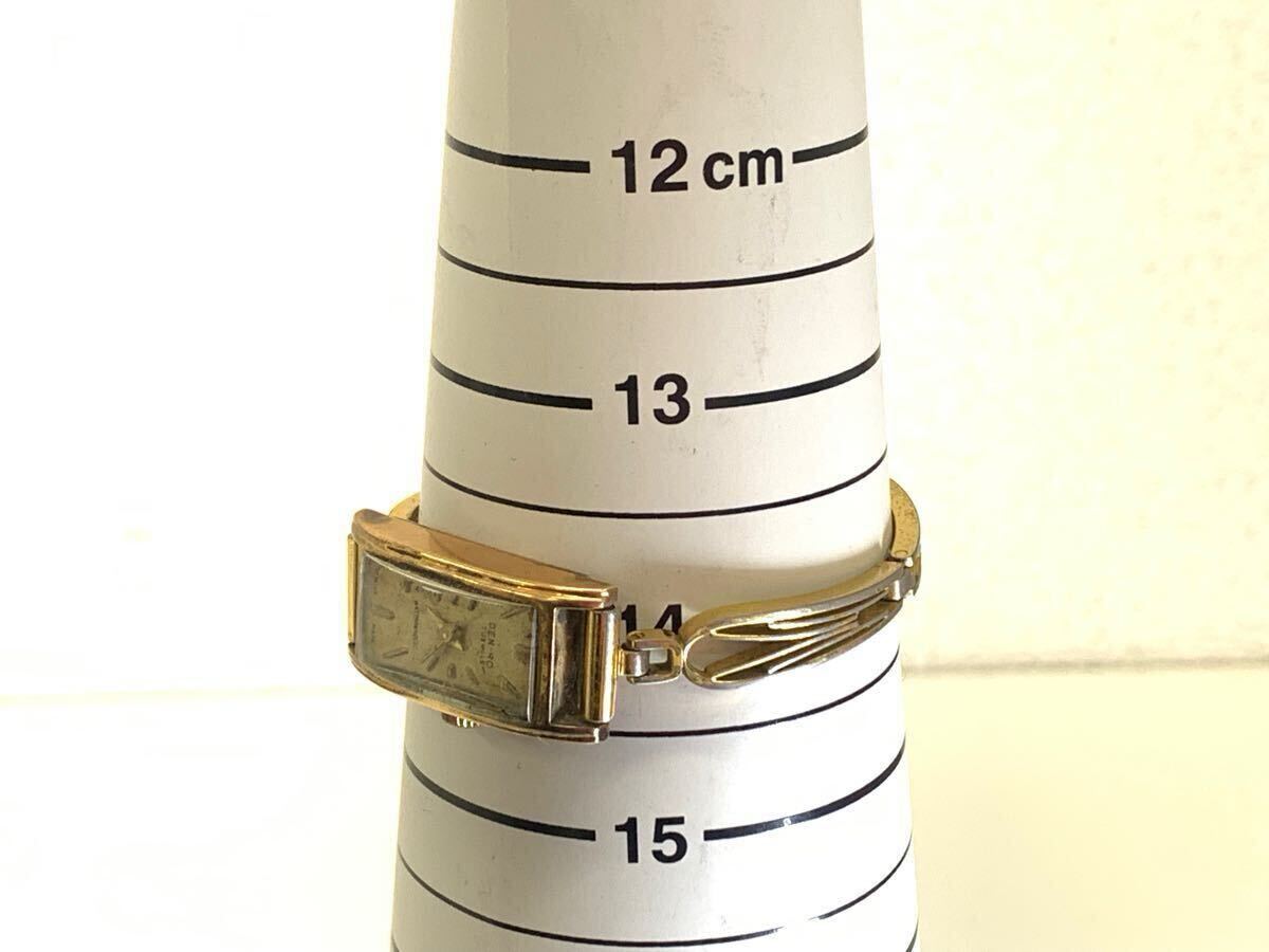 稼働品】DEN-RO デンロ 18K 0.750 金時計 GOLD 16.7g レディース 稼働品】DEN-RO デンロ 18K 0.750 金時計 GOLD 16.7g レディース